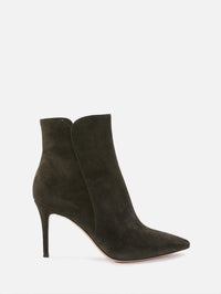 Levy Bootie,GIANVITO ROSSI,DARK OLIVE,Image 1