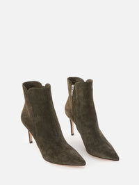Levy Bootie,GIANVITO ROSSI,DARK OLIVE,Image 2