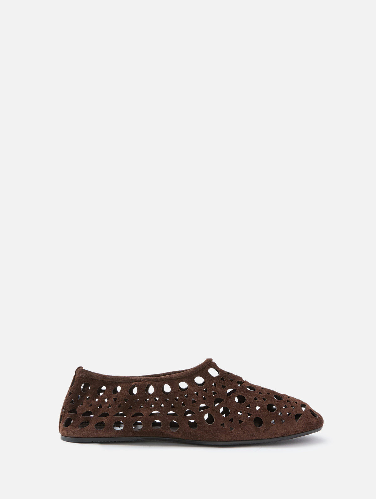 Neo Vienne Slipper,ALAIA,CHOCOLATE,Image 1