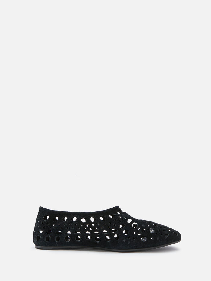 Neo Vienne Slipper,ALAIA,NOIR,Image 1