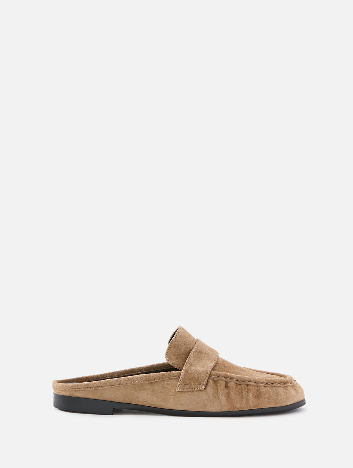 Gabby Loafer Mule,BLACK SUEDE STUDIO,LATTE SUEDE,Image 1