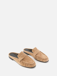 Gabby Loafer Mule,BLACK SUEDE STUDIO,LATTE SUEDE,Image 2