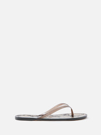 Crystal Flip Flop,BLACK SUEDE STUDIO,SNAKE BROWN,Image 1