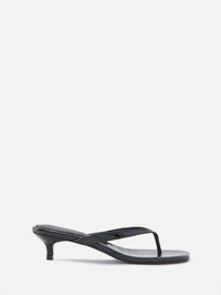 Kendal Sandal,BLACK SUEDE STUDIO,BLACK CROC,Image 1