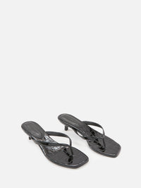 Kendal Sandal,BLACK SUEDE STUDIO,BLACK CROC,Image 2