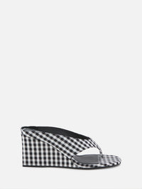 Cube Wedge,ALAIA,NOIR/BLANC,Image 1