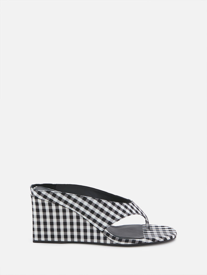 Cube Wedge,ALAIA,NOIR/BLANC,Image 1