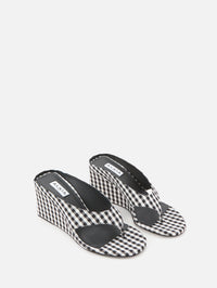 Cube Wedge,ALAIA,NOIR/BLANC,Image 2