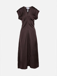 Monde Drape Maxi Dress,APIECE APART,BLACK COFFEE,Image 1