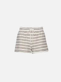 Loop Short,PERFECTWHITETEE,NATURAL/CHOCOLATE,Image 1