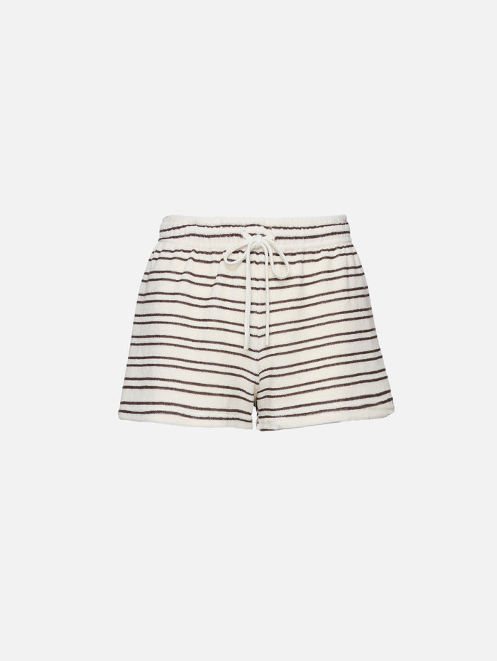 Loop Short,PERFECTWHITETEE,NATURAL/CHOCOLATE,Image 1