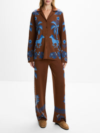 Island Roots Knitted Jacket,ALANUI,TABACCO ONDA,Image 2