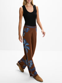 Island Roots Foulard Pant,ALANUI,TABACCO ONDA,Image 3