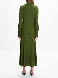 Merce Button Up Top,APIECE APART,CYPRESS,Image 4