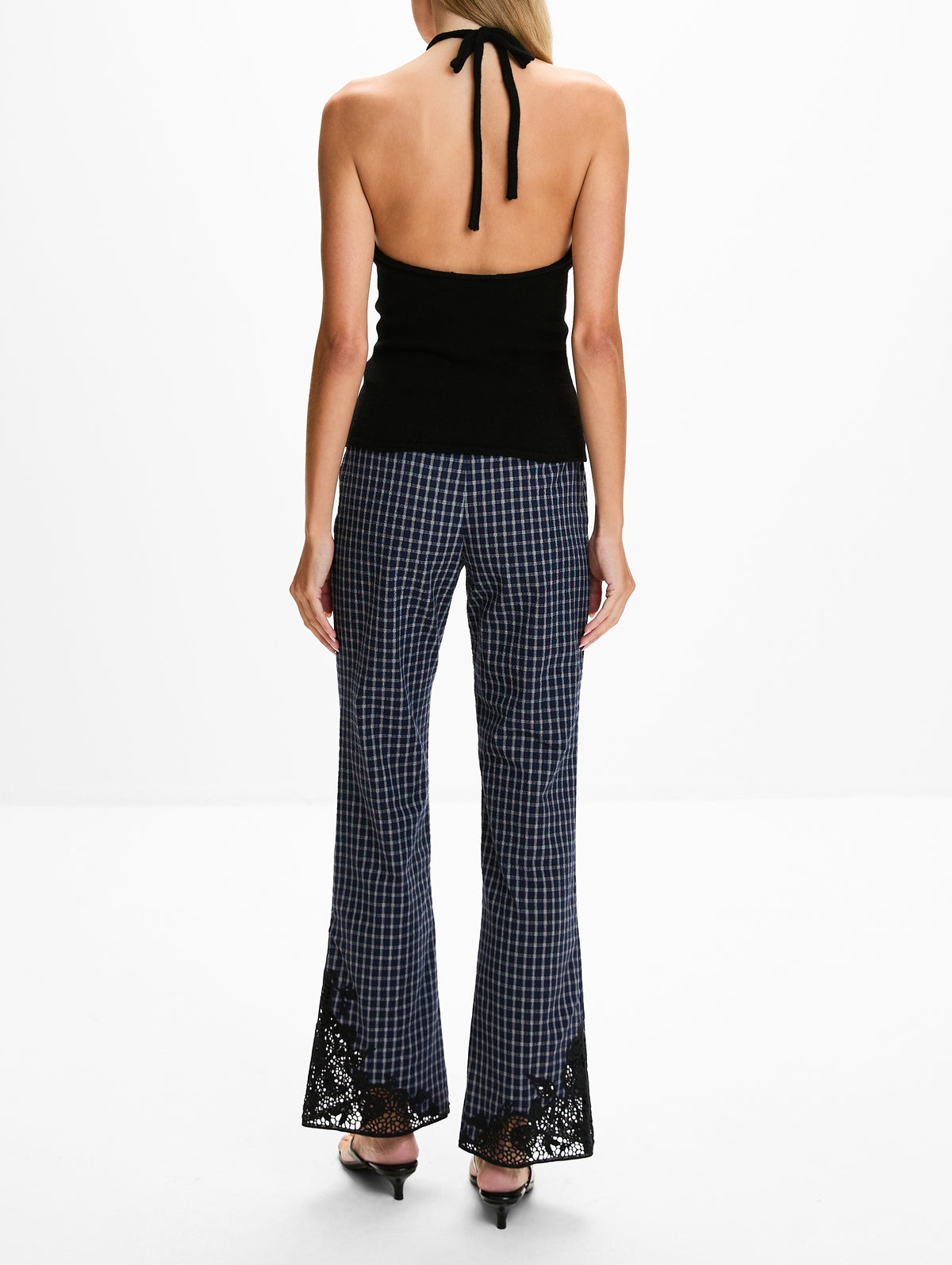 Maya Embroidered Pant,CHRISTOPHER ESBER,INKED CHECK,Image 4