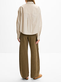Tegan Button Down,KALLMEYER,CURRANT,Image 3