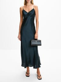 Cami Dress,ELEVENTY,DARK JADE,Image 2