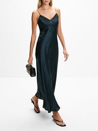 Cami Dress,ELEVENTY,DARK JADE,Image 3
