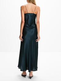 Cami Dress,ELEVENTY,DARK JADE,Image 4