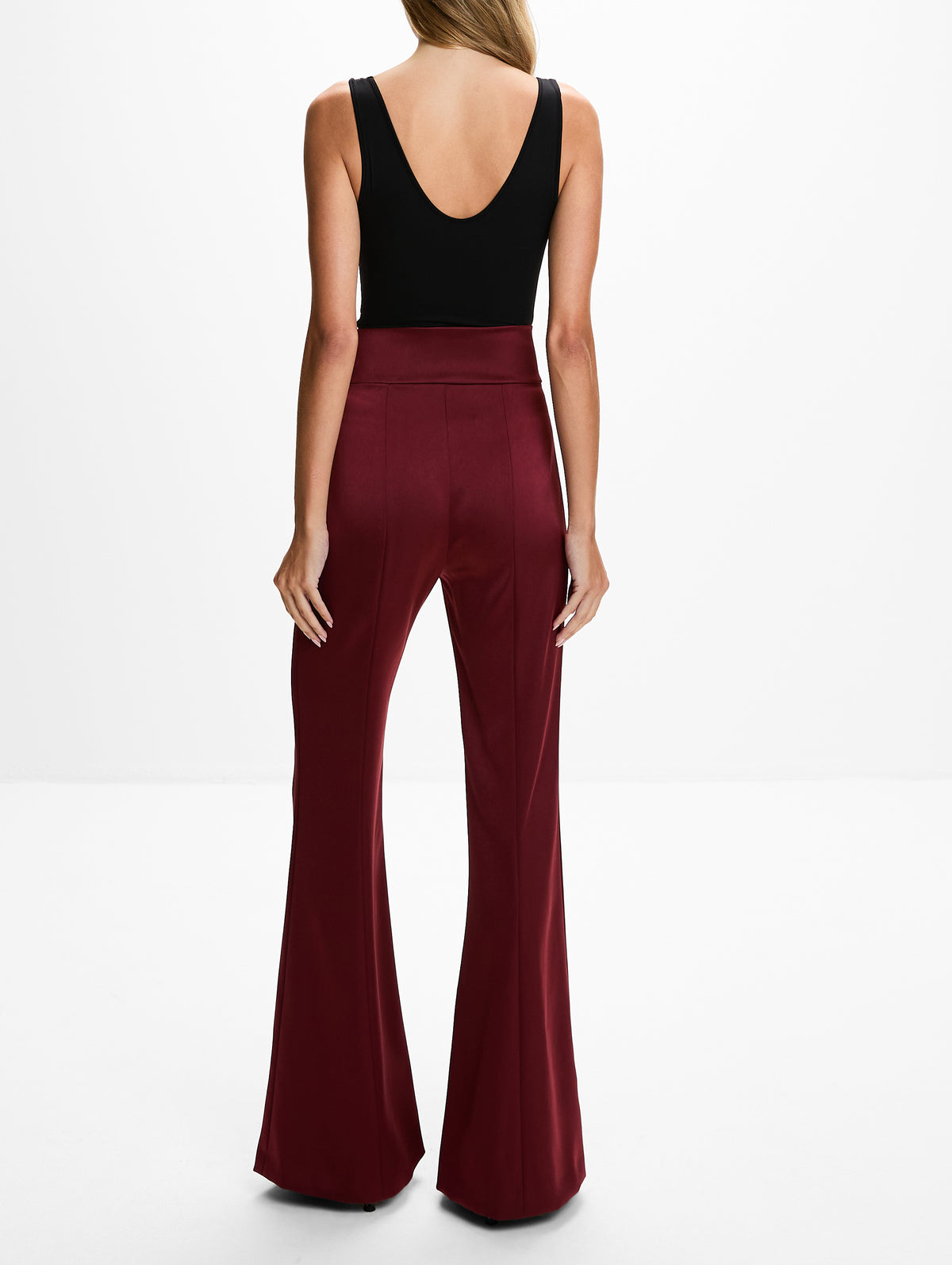 Sculpted Trouser,GALVAN,BLOOD RED,Image 4