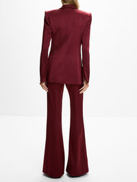 Sculpted Blazer,GALVAN,BLOOD RED,Image 3