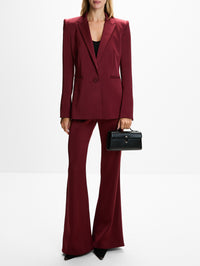 Sculpted Blazer,GALVAN,BLOOD RED,Image 2