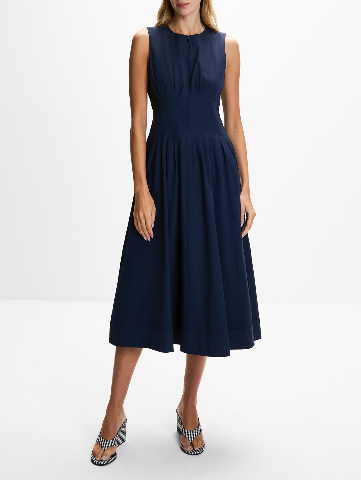 Paloma Dress,LA LIGNE,MIDNIGHT,Image 2