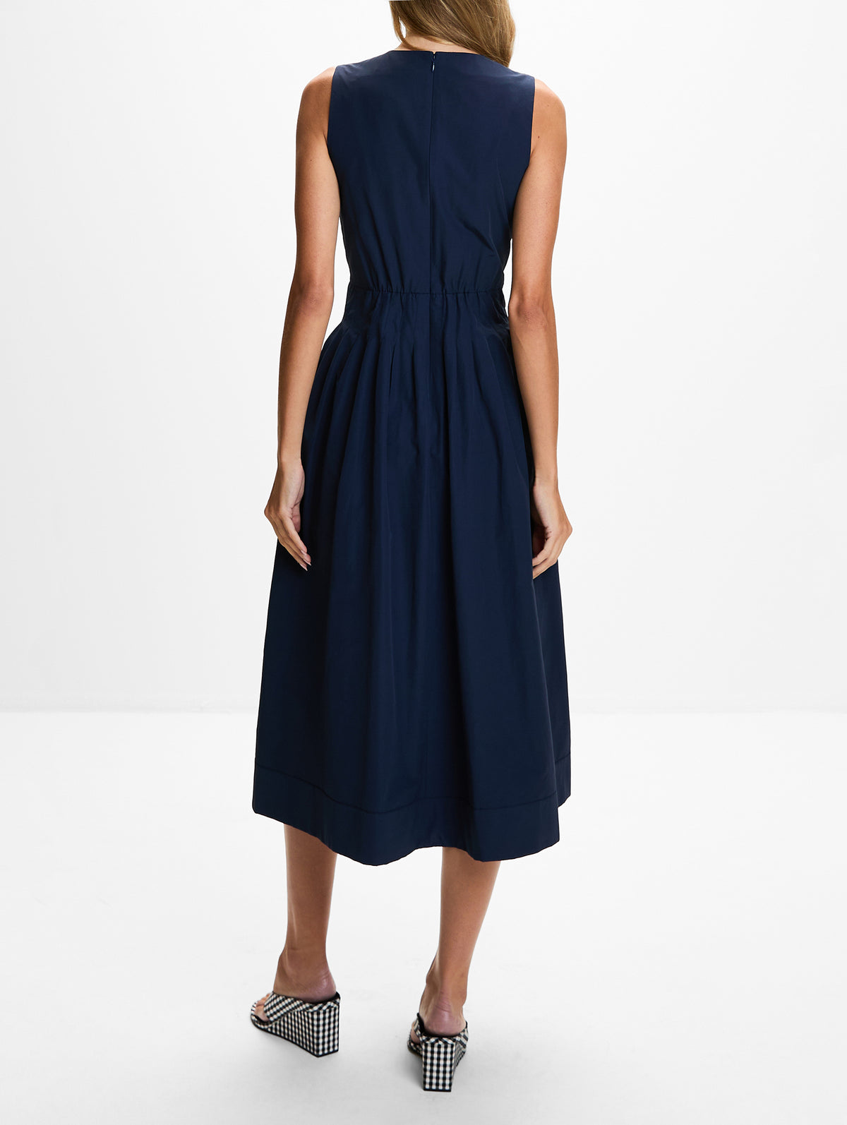Paloma Dress,LA LIGNE,MIDNIGHT,Image 4
