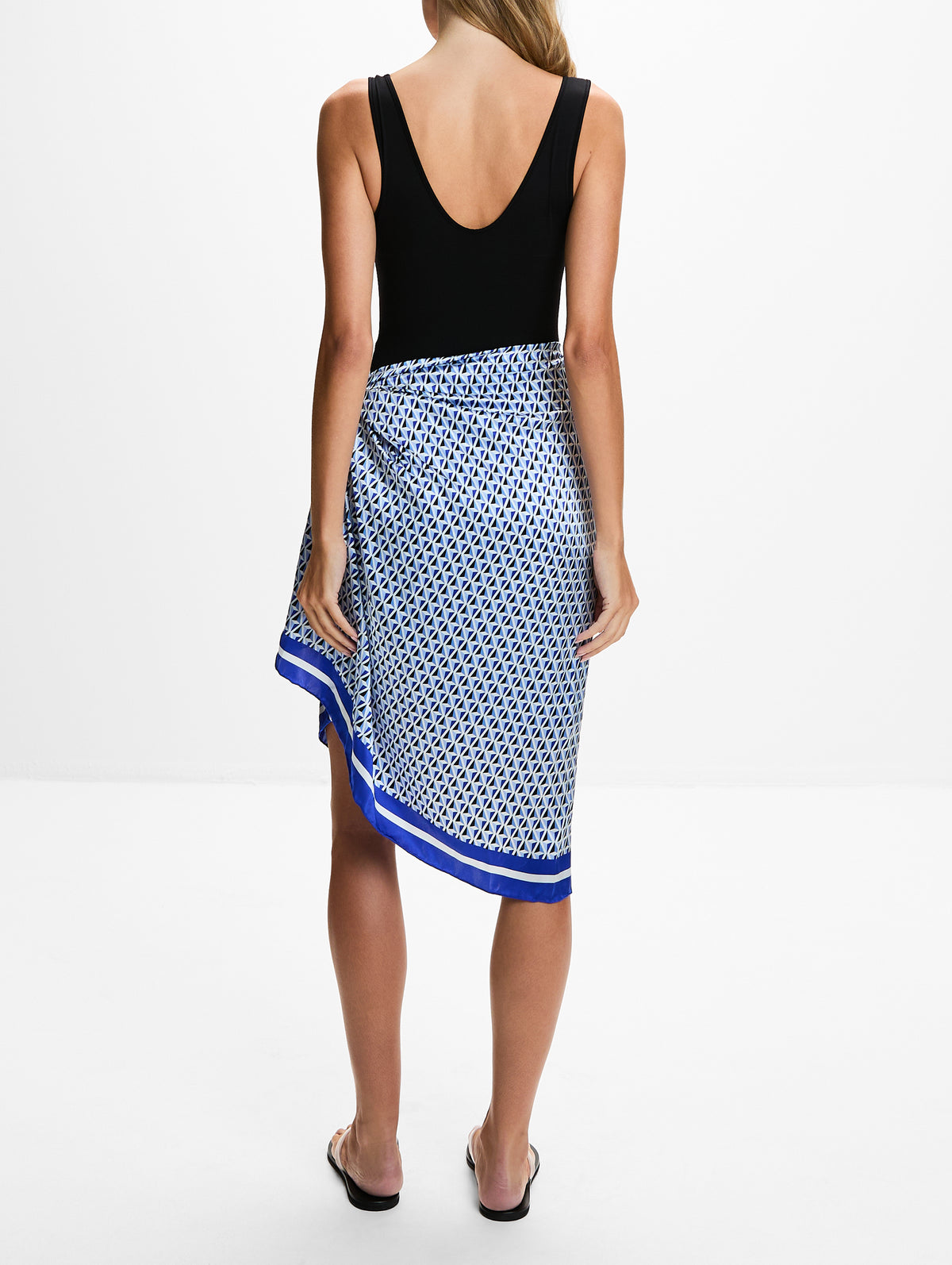 Swim Wrap,MAX MARA,NAVY TILE,Image 4