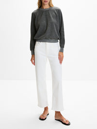 Ziggy Sweatshirt,PERFECTWHITETEE,DARK HEATHER GREY,Image 2