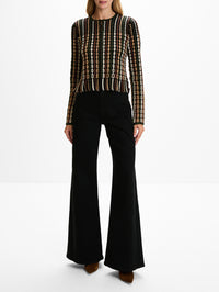 Zora Knit Cardigan,ULLA JOHNSON,NOCTIS,Image 2