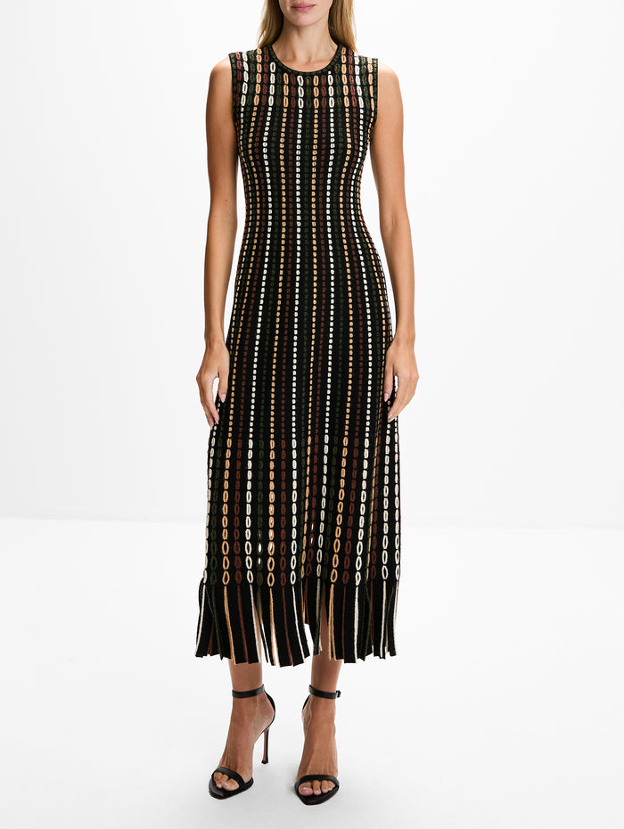Amina Knit Dress,ULLA JOHNSON,NOCTIS,Image 1