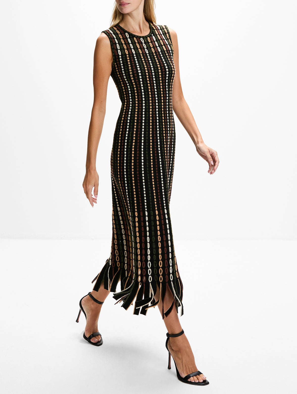 Amina Knit Dress,ULLA JOHNSON,NOCTIS,Image 3