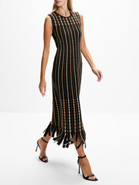 Amina Knit Dress,ULLA JOHNSON,NOCTIS,Image 3