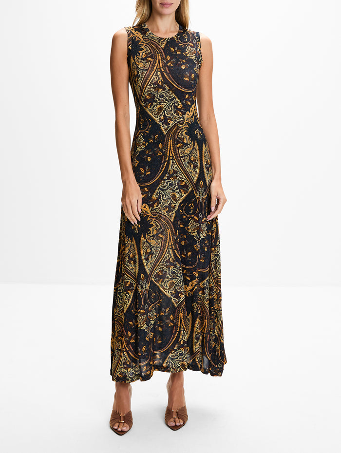 Oria Dress,ULLA JOHNSON,TWILGHT PAISLEY,Image 1