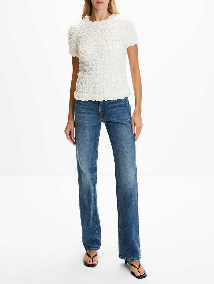 Polly Top,KHAITE,CHALK,Image 1