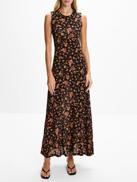 Orla Dress,ULLA JOHNSON,NOIR FLORAL,Image 2