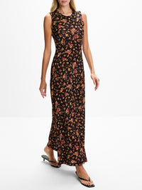 Orla Dress,ULLA JOHNSON,NOIR FLORAL,Image 3