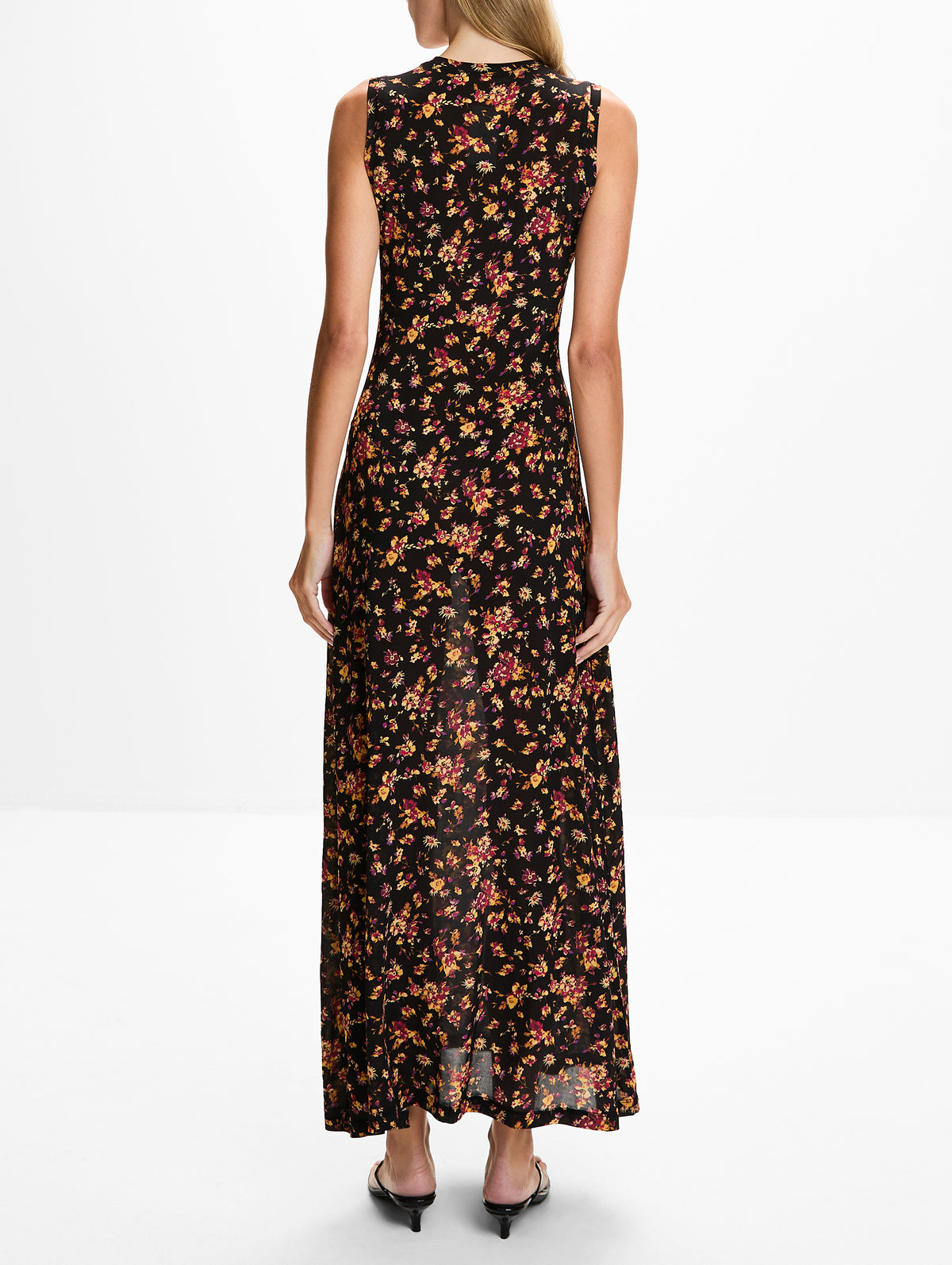 Orla Dress,ULLA JOHNSON,NOIR FLORAL,Image 4
