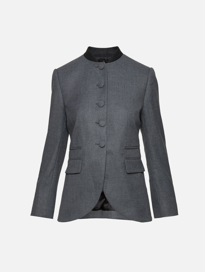 Claye Jacket,BY MALENE BIRGER,DARK GREY,Image 1