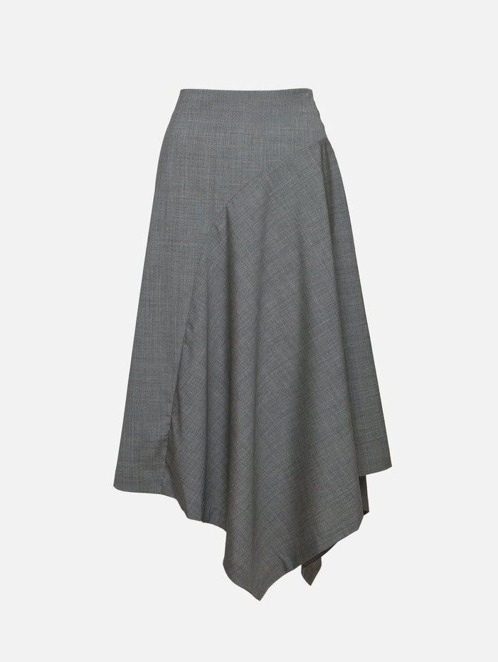 Wool Skirt,ST AGNI,PUMICE,Image 1