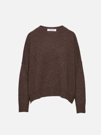 Wide Pullover Sweater,ORGANIC,TRUFFLE,Image 1