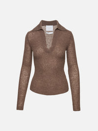 Simone Polo Sweater,CITIZENS OF HUMANITY,MUSHROOM,Image 2