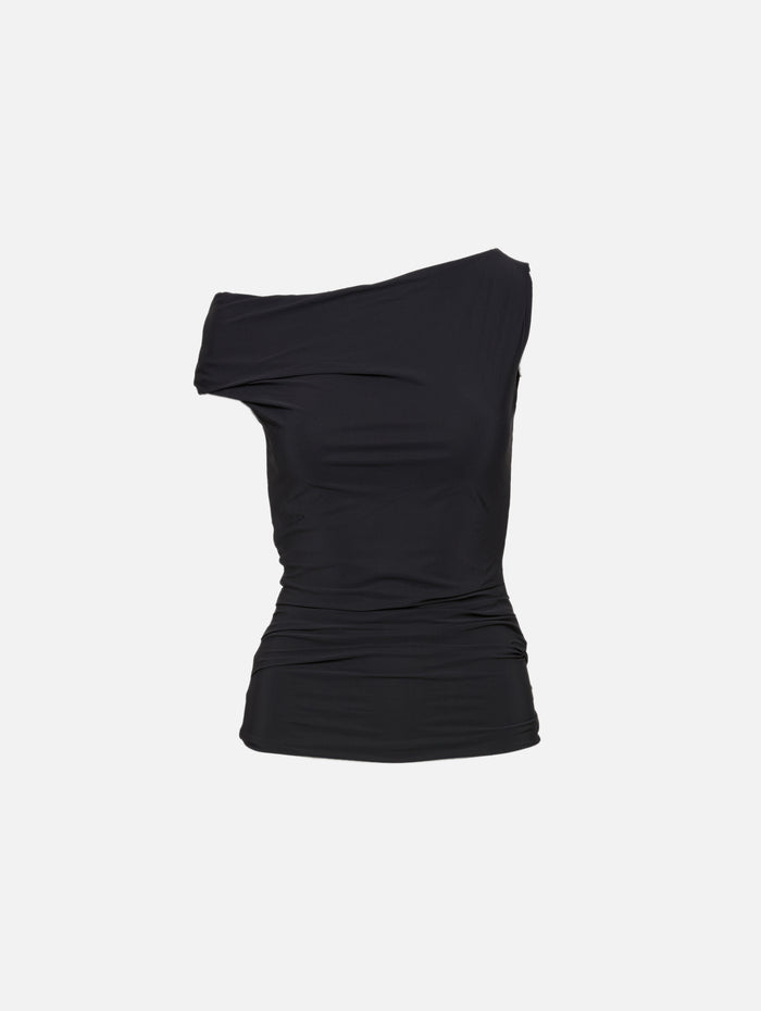Carlin Top,AGOLDE,BLACK,Image 1