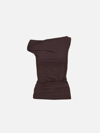 Carlin Top,AGOLDE,CHOCO DARK BROWN,Image 1