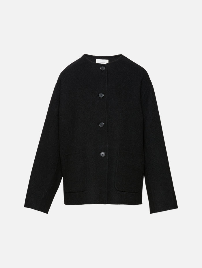 Quintus Jacket,THE ROW,DARK CHARCOAL,Image 1