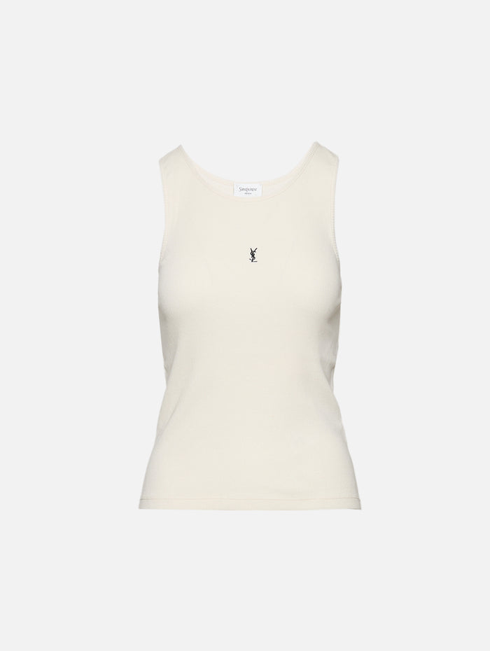 Tank,SAINT LAURENT,NATURAL BLACK,Image 1