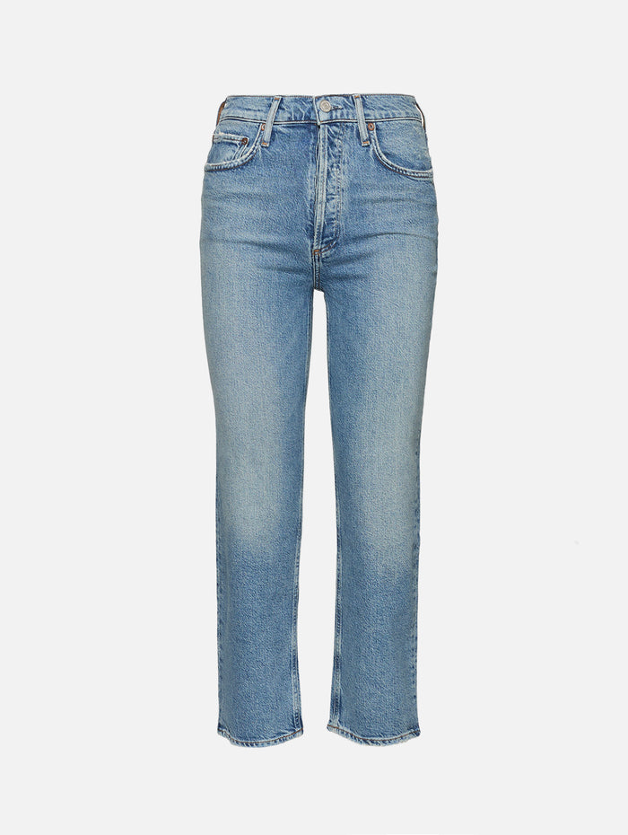 90's Pinch Waist Crop Jean,AGOLDE,RENEW,Image 1