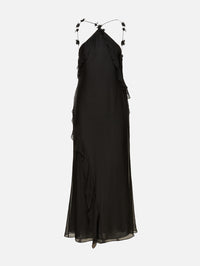 Lysia Halter Gown,SIR.,BLACK,Image 1