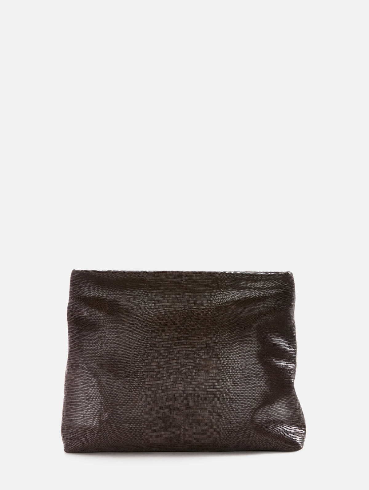 Jerry Clutch,NILI LOTAN,DARK BROWN LIZARD,Image 2